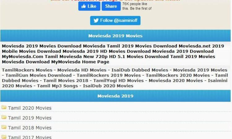 Isaimini Moviesda 2022 Tamil Movies, Tamil Dubbed Movies, Moviesda.com, Moviesda.in, Isaimini.com, Isaimini.in, isaimini.skin