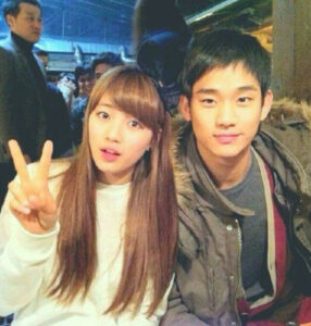 Kim Soo Hyun and Suzy Bae